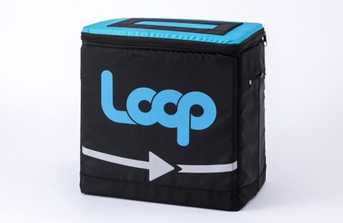 ECストアで配達されるLoop専用BOX